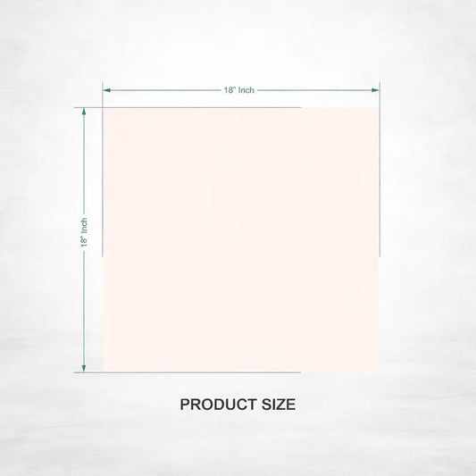 LUPPRA Square Frameless Wall Mirror – Modern Decorative Mirror for Bathroom, Bedroom, Living Room, Entryway & Dressing Room (18 x 18 INCH).