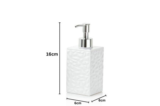 Smart Pump 400 ml All-in-One Liquid Dispenser for Hand-Wash Dish Soap Shampoo | Leak-Proof BPA-Free Pump Bottle with Silver Glossy Finish for Wash Basin & Kitchen (Black White)