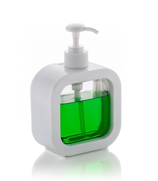 LUPPRA 300ML Transparent Liquid Soap Dispenser | Refillable Pump Bottle for Hand Wash Dish Wash Shampoo Conditioner Shower Gel | Bathroom & Kitchen...