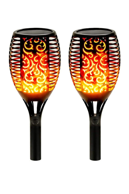 LUPPRA Solar Torch Light with Realistic Flickering Flame Solar Light Set