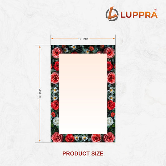 12 x18 Frameless Rectangular Wall Mirror – Polished Edge for Bathroom, Bedroom, Entryway & More. (N-3, 12x18)
