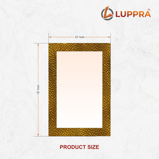 12 x18 Frameless Rectangular Wall Mirror – Polished Edge for Bathroom, Bedroom, Entryway & More. (N-7, 12x18)