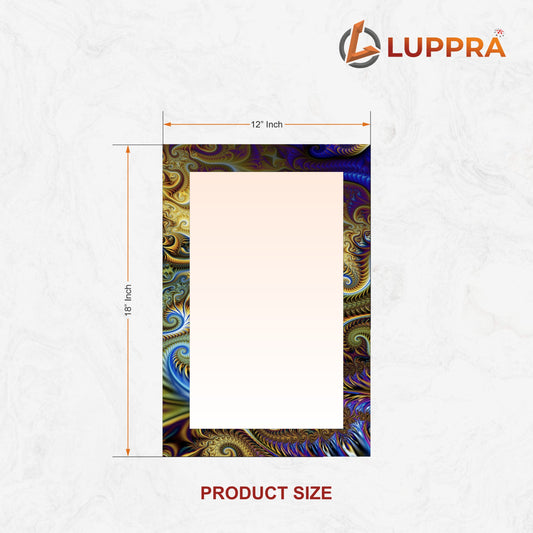 12 x18 Frameless Rectangular Wall Mirror – Polished Edge for Bathroom, Bedroom, Entryway & More. (N-6, 12x18)