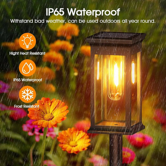 LUPPRA Solar Fiber Optic Garden Light (2PCS) Solar Light Set