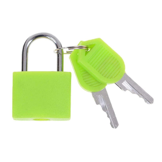 Big Steel Padlock with 2 Keys, Travel Lock for Suitcase, Luggage, Bags & Cabinets, Rust-Resistant Compact Security Lock for Daily Use, Strong Metal Body Padlock