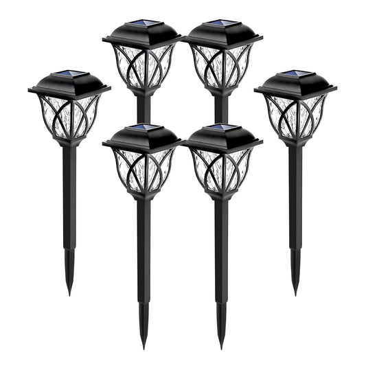 RadiantGlow 6-Pack Solar LED Pathway Lights – Waterproof Outdoor Landscape & Garden Lights for Lawn, Patio, Walkway, Yard & Driveway