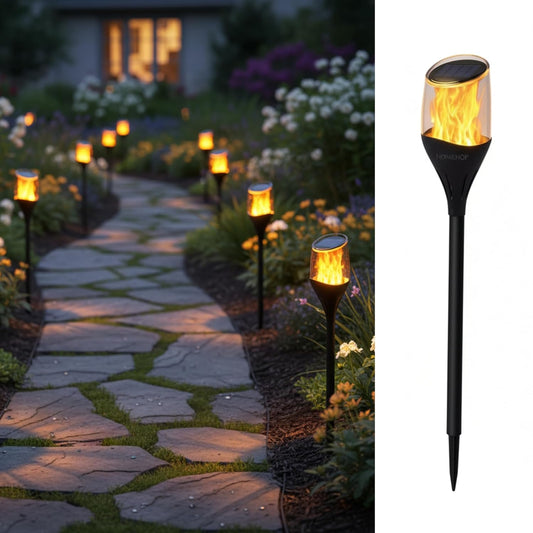 LUPPRA Solar Flickering Flame Light Solar Light Set