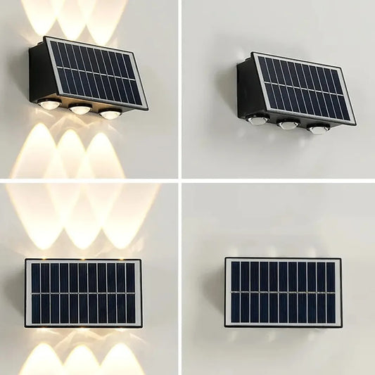 LUPPRA Solar Up & Down Wall Light Solar Light Set pack of 2