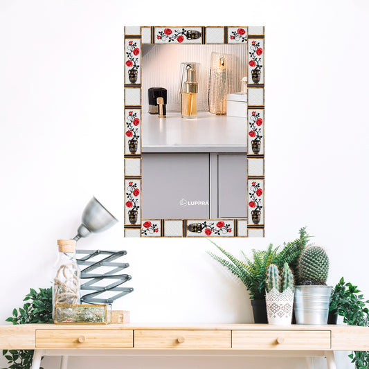 12 x18  Frameless Rectangular Wall Mirror – Polished Edge for Bathroom, Bedroom, Entryway & More. (N-4, 12x18)