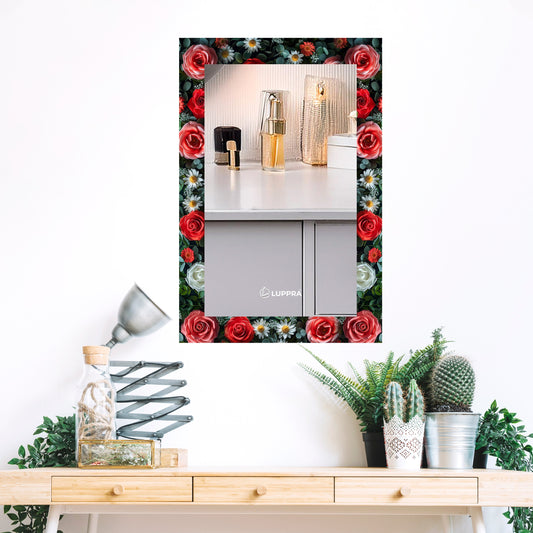 12 x18  Frameless Rectangular Wall Mirror – Polished Edge for Bathroom, Bedroom, Entryway & More. (N-3, 12x18)