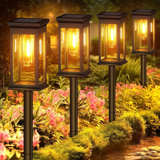 LUPPRA Solar Fiber Optic Garden Light (2PCS) Solar Light Set