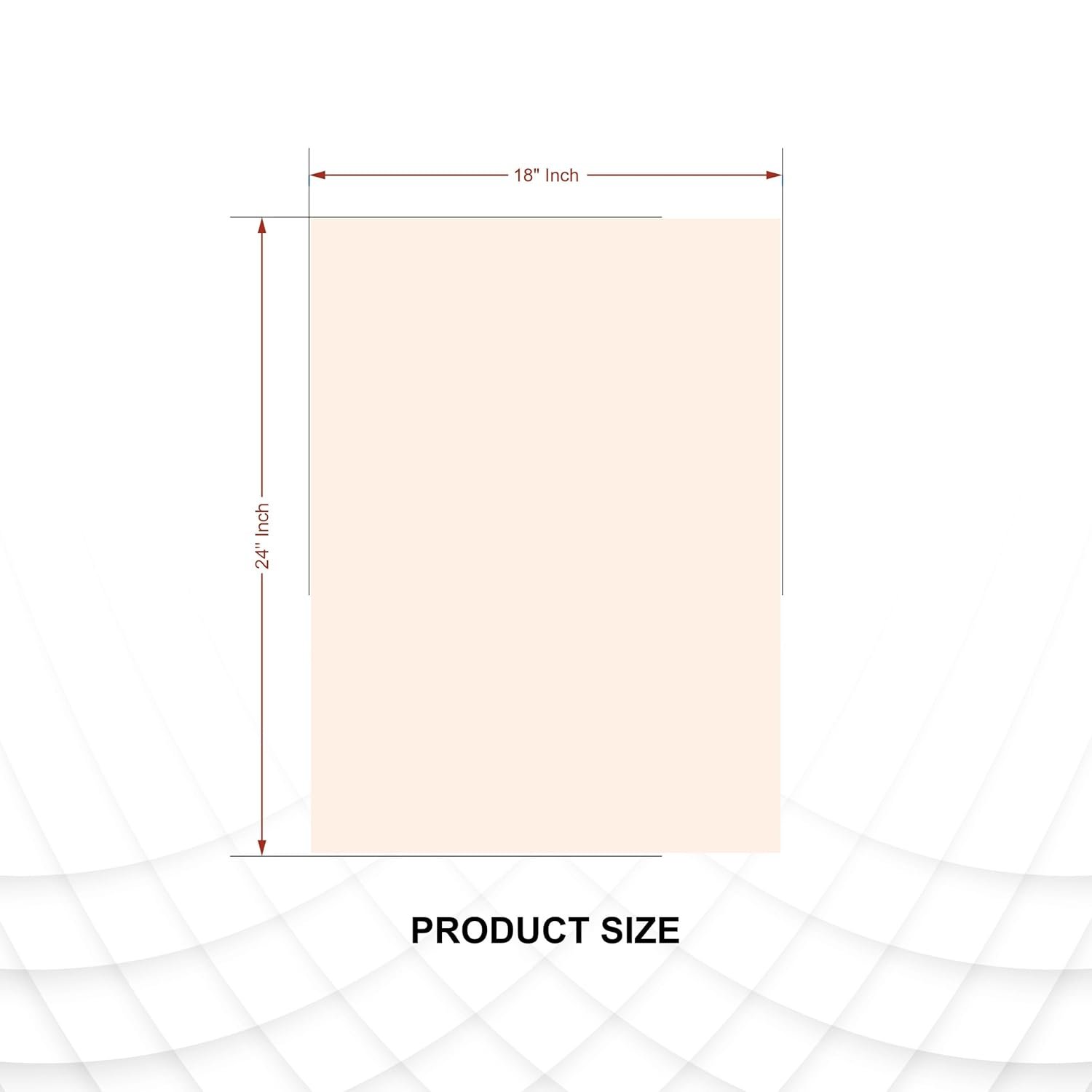 Rectangular Frameless Wall Mirror – Modern Decorative Mirror for Bathroom, Bedroom & Entryway. (18 X 24)