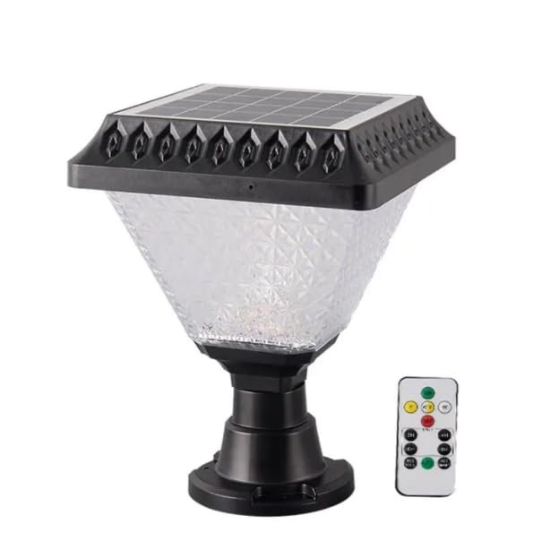 Solar Light Outdoor Garden LED Main Gate Light for Home, Outdoor, Pillar, Compound Wall Decorative Lamp, (Pack of 1)