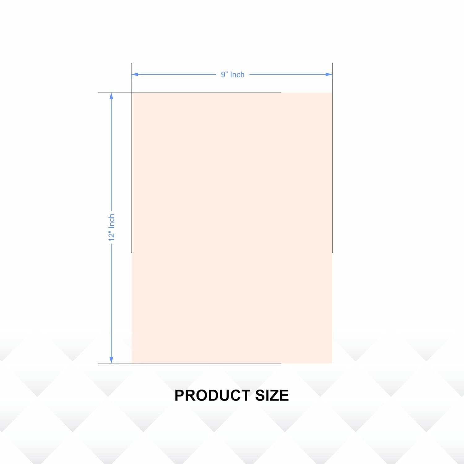 Rectangular Frameless Wall Mirror – Modern Decorative Mirror for Bathroom, Bedroom & Entryway. (9 X 12)