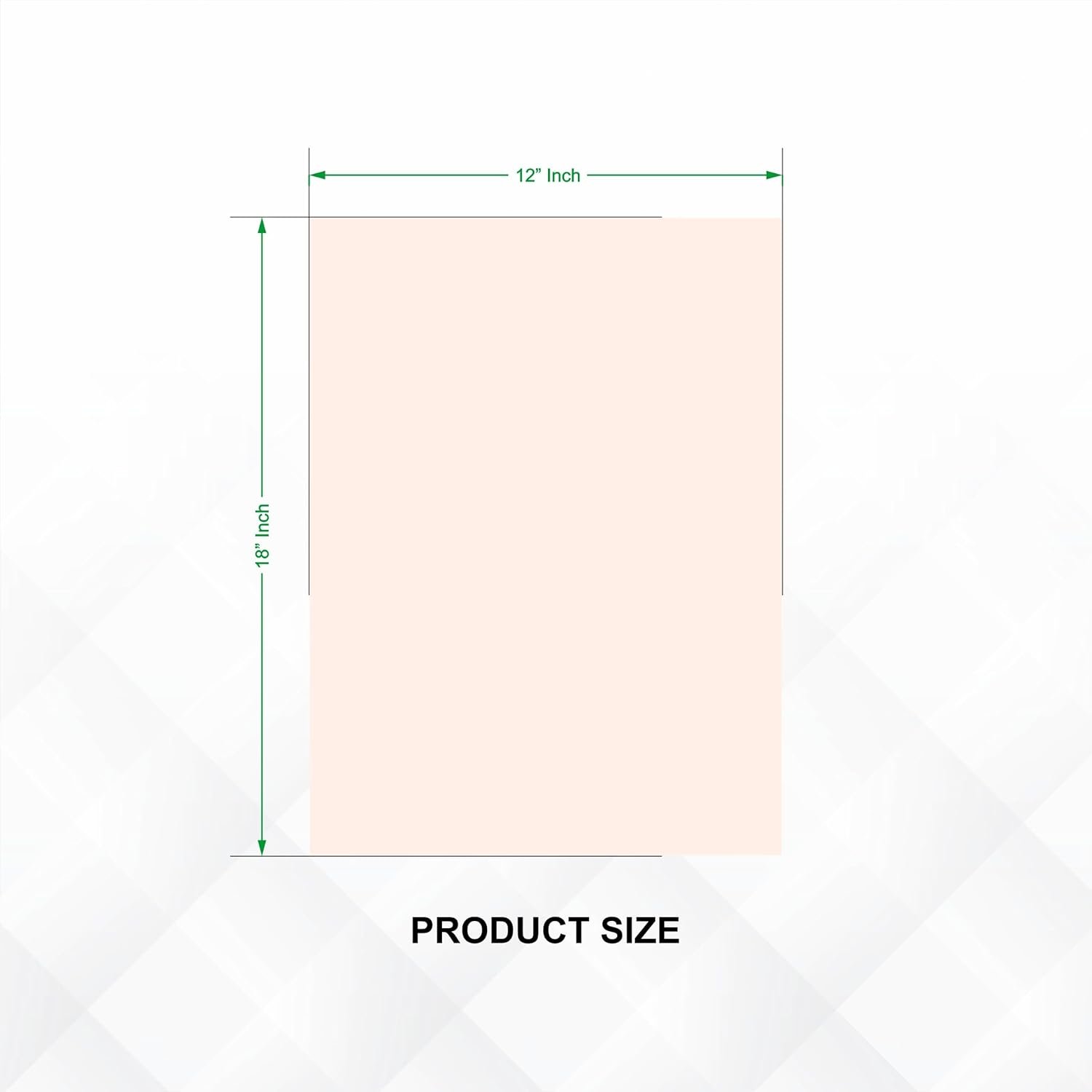 Rectangular Frameless Wall Mirror – Modern Decorative Mirror for Bathroom, Bedroom & Entryway. (12 X 18)